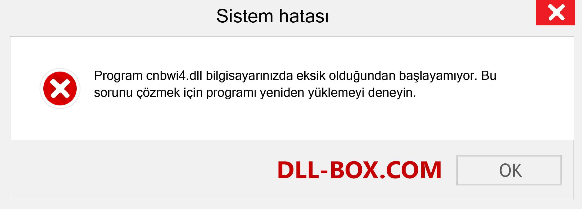 cnbwi4.dll dosyası eksik mi? Windows 7, 8, 10 için İndirin - Windows'ta cnbwi4 dll Eksik Hatasını Düzeltin, fotoğraflar, resimler